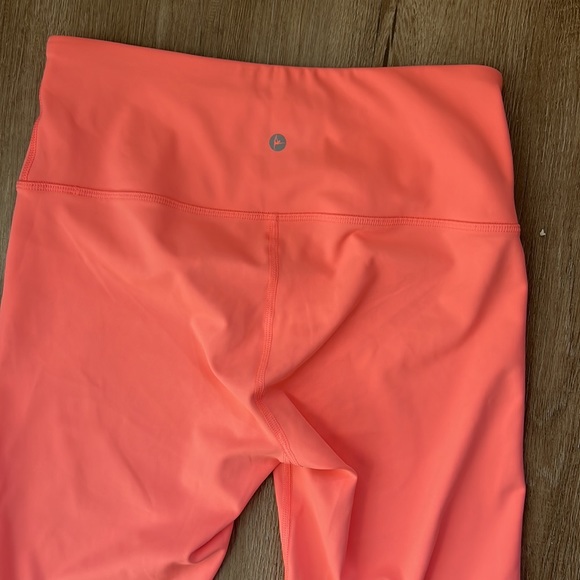 NWOT 90 Degree By Reflex Women’s Coral Hi Rise Ankle Length Leggings Size Medium - Picture 11 of 16